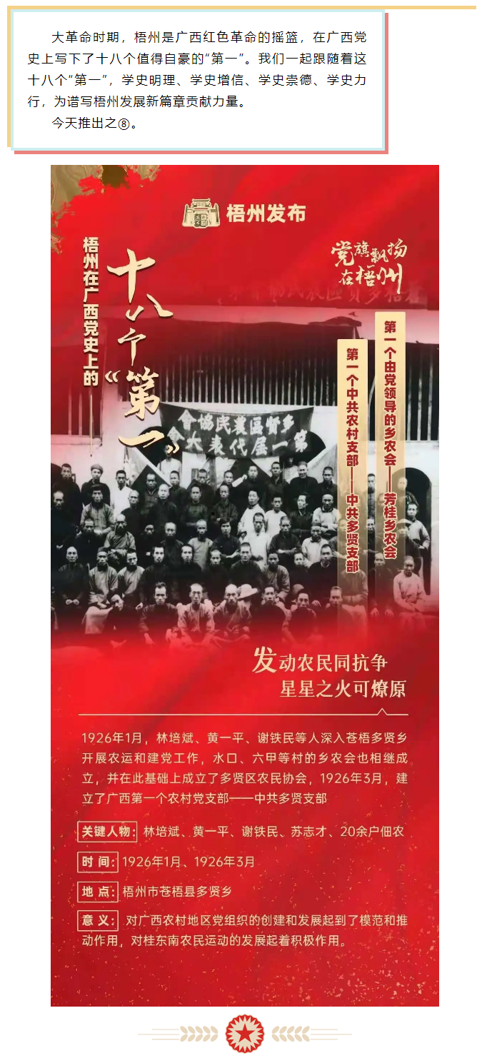 【職工學(xué)黨史】梧州18個(gè)“第一”之⑧丨廣西第一個(gè)中共農(nóng)村支部、第一個(gè)由黨領(lǐng)導(dǎo)的鄉(xiāng)農(nóng)會(huì).png