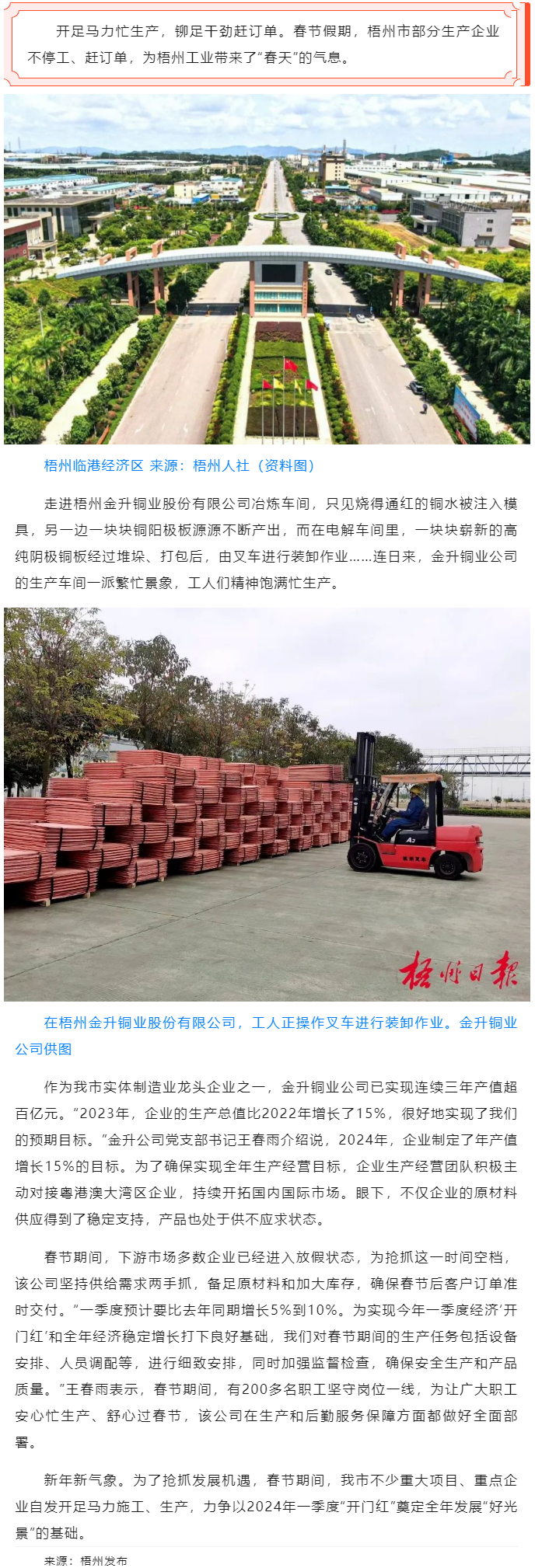 生產線上不停工　力爭新春“開門紅”丨梧州市不少重大項目重點企業(yè)春節(jié)假期開足馬力施工生產.png